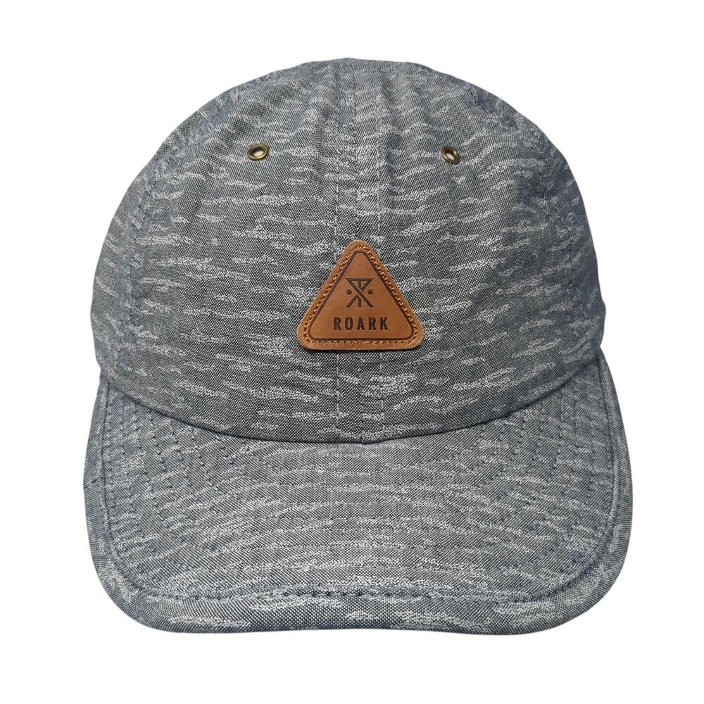 Roark Strapback Baseball Cap Gray One Size Adjustable The Roark Revival Cotton